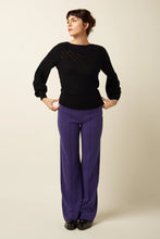 Laden Sie das Bild in den Galerie-Viewer, Hose King Louie, Style: Border Pintuck Pants Milano Uni, Farbe: 491-Rhondonite Blue, *New in*