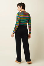 Laden Sie das Bild in den Galerie-Viewer, Hose King Louie, Style: Border Pintuck Pants Milano Uni, Farbe: 001-black, *New in*