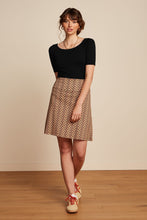 Laden Sie das Bild in den Galerie-Viewer, Rock King Louie, Style: Border Skirt Twisted, Farbe: Black, *Sale*