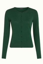 Laden Sie das Bild in den Galerie-Viewer, Strickjacke King Louie, Style: Cardi Roundneck Cocoon, Farbe:204 Forest Green, *New in*