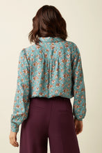 Laden Sie das Bild in den Galerie-Viewer, Bluse King Louie, Style: Carina Blouse Revel, Farbe: Silver Green - Revel *New in*