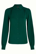 Laden Sie das Bild in den Galerie-Viewer, Bluse King Louie, Style:Carina Blouse Viscose Light, Farbe: 219-Botanical Green *New in*