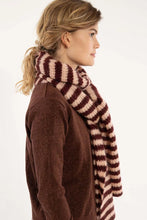 Laden Sie das Bild in den Galerie-Viewer, Schal Danefae, Style: Danefrosty Wollschal, Farbe: Dk Merlot/Pulver *New in*