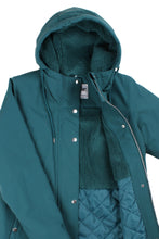 Laden Sie das Bild in den Galerie-Viewer, Jacke Danefae, Danenora Winterparka, Farbe: Slate (petrol), *New in*