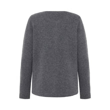 Laden Sie das Bild in den Galerie-Viewer, Pulloverjacke *mansted, Style: Gertrude, Farbe: Mercury, *New in*