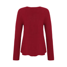 Laden Sie das Bild in den Galerie-Viewer, Pullover *mansted, Style: IVY, Farbe: Ruby, *New in*