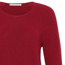 Laden Sie das Bild in den Galerie-Viewer, Pullover *mansted, Style: IVY, Farbe: Ruby, *New in*