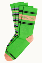 Laden Sie das Bild in den Galerie-Viewer, Socken King Louie, Style: Socks Logo, Farbe: Jasmin Green *New in*