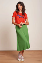 Laden Sie das Bild in den Galerie-Viewer, Rock King Louie, Style: Juno Midi Skirt Milano Crepe, Farbe: Jade Green, *Sale*