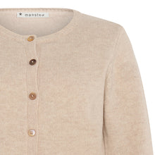 Laden Sie das Bild in den Galerie-Viewer, Strickjacke *mansted, Style: Midori, Farbe: Oat, *New in*