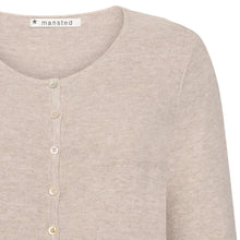 Laden Sie das Bild in den Galerie-Viewer, Strickjacke mansted, Style: monsoon, Farbe: oat *Sale*