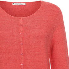 Laden Sie das Bild in den Galerie-Viewer, Strickjacke mansted, Style: monsoon, Farbe: soft red *Sale*