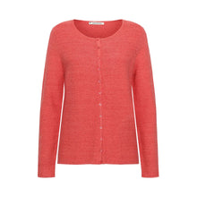 Laden Sie das Bild in den Galerie-Viewer, Strickjacke mansted, Style: monsoon, Farbe: soft red *Sale*