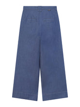 Laden Sie das Bild in den Galerie-Viewer, Hose Mademoiselle Yeye, Style: Promenade Trousers, Farbe: Indigo Blue, *Sale*