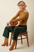 Laden Sie das Bild in den Galerie-Viewer, Hose King Louie, Style: Rosa Pants Leeds Check, Farbe: 445-Evening Blue - Leeds Check *New in*