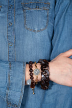 Laden Sie das Bild in den Galerie-Viewer, Armband Lumisha, Style: Ruby, Farbe: Oak *Sale*