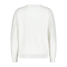 Laden Sie das Bild in den Galerie-Viewer, Strickjacke Red Button, Style: Cardigan fine knit, Farbe: Offwhite *Sale*