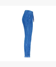 Laden Sie das Bild in den Galerie-Viewer, Hose Red Button, Style: Tessy Cord, Farbe: bright blue, *New in*
