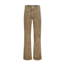 Laden Sie das Bild in den Galerie-Viewer, Hose Red Button Style: Colette Cord, Farbe: light taupe *New in*