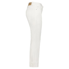 Laden Sie das Bild in den Galerie-Viewer, Hose Red Button, Style: Kate coloured denim, Farbe: Off White, *Sale*