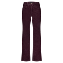 Laden Sie das Bild in den Galerie-Viewer, Hose Red Button, Style: Bibette W10 Cord L32, Farbe: Aubergine *New in*