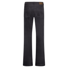 Laden Sie das Bild in den Galerie-Viewer, Hose Red Button, Style: Claudette Shiny Cord L32 , Farbe: Lava (Dunkelgrau) *New in*