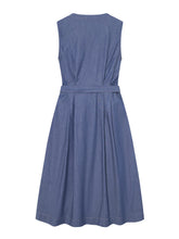 Laden Sie das Bild in den Galerie-Viewer, Kleid Mademoiselle Yeye, Style: Urban Explorer Dress, Farbe: Indigo Blue, *Sale*