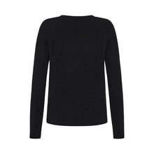 Laden Sie das Bild in den Galerie-Viewer, Strickjacke *mansted, Style: Ivory, Farbe: Black, *New in*