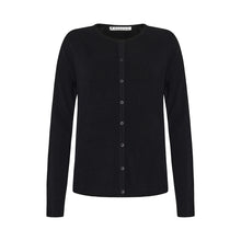 Laden Sie das Bild in den Galerie-Viewer, Strickjacke *mansted, Style: Ivory, Farbe: Black, *New in*