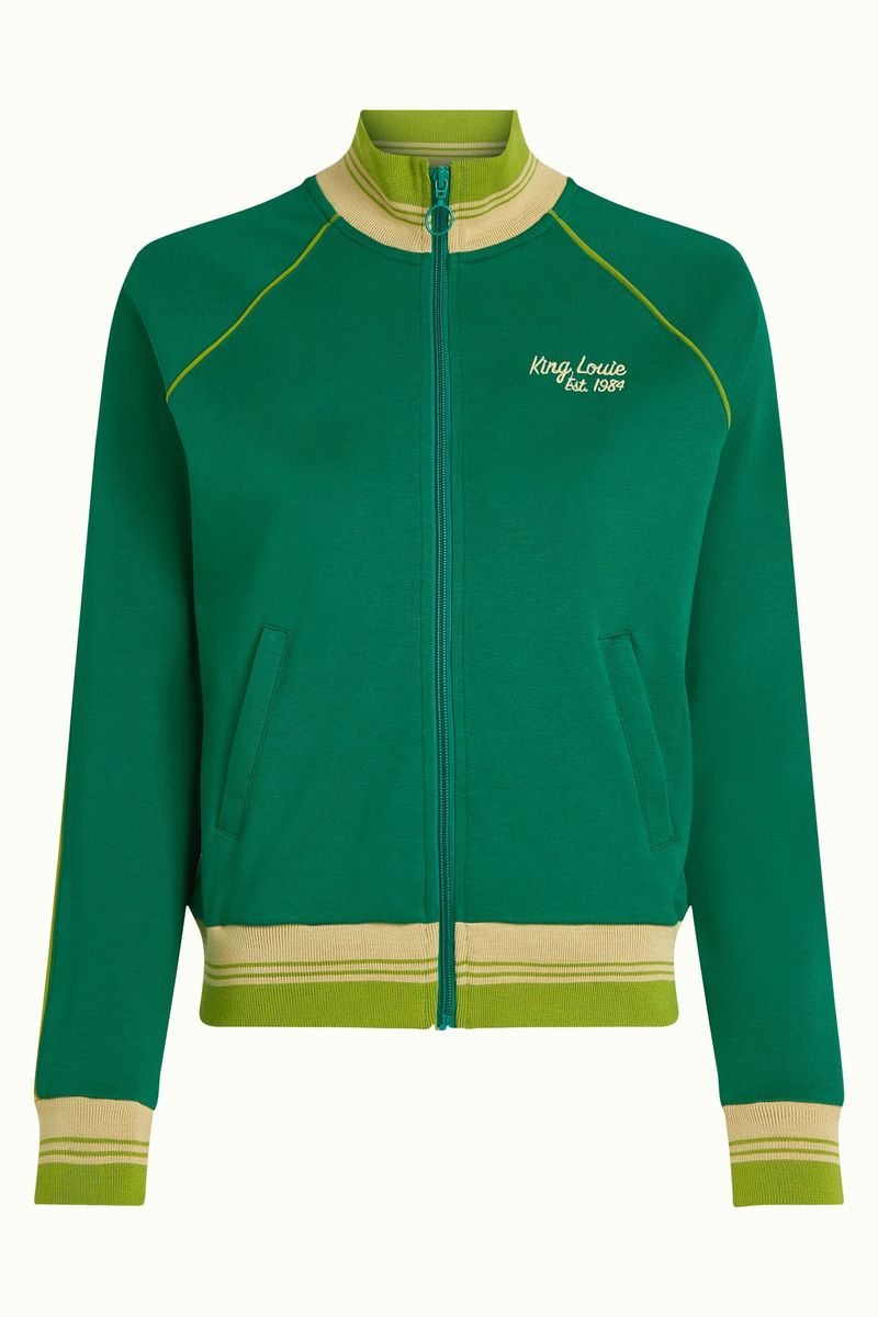 Jacke von King  Louie Style: Lila Coljack Miami Sweat in Nile Green *New in*