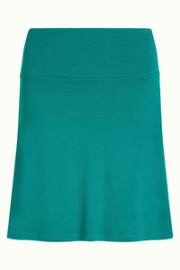 Rock King Louie; Style Border Skirt Milano Uni in Kayaking Green, *New in*