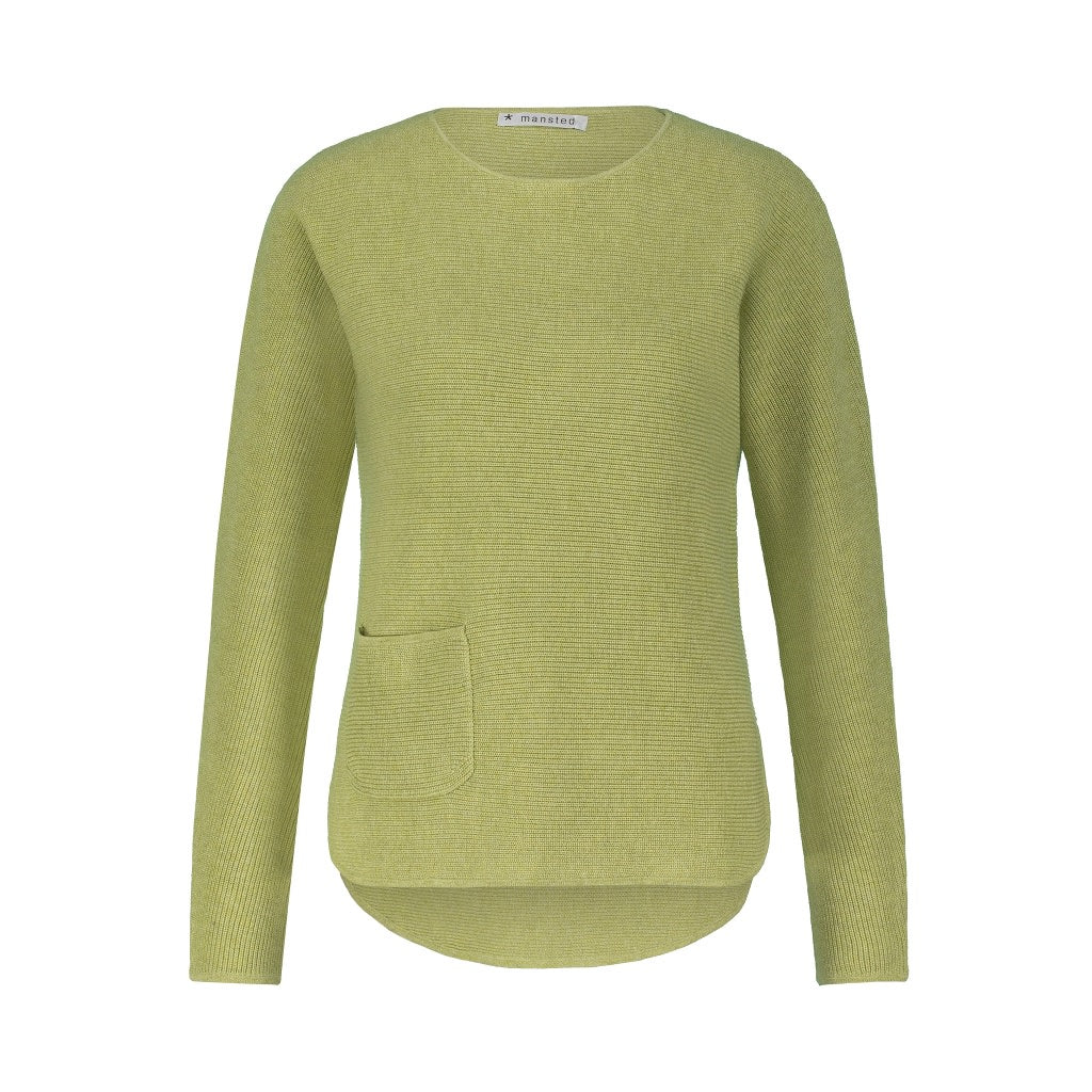 Pullover *mansted, Style: Nectar, Farbe: Light Olive