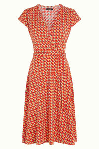 Kleid King Louie, Style: Abigail Dress Rowe, Farbe: 656 Fiery Red, *New in*