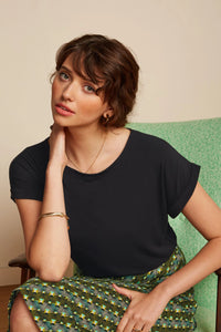 Shirt King Louie, Style: Aria Top Caprice, Farbe: Black, *New in*