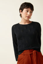 Laden Sie das Bild in den Galerie-Viewer, Shirt King Louie, Style: Bell Top Club, Farbe: Black, *New in
