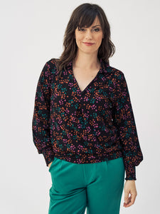 Bluse Mademoiselle YÉYÉ, Style: Ever Elegance Blouse, Farbe: minigingko *Sale*