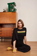 Laden Sie das Bild in den Galerie-Viewer, Hose King Louie, Style: Border Palazzo Cropped Pants Milano, Farbe: black, *New in*
