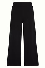 Laden Sie das Bild in den Galerie-Viewer, Hose King Louie, Style: Border Palazzo Cropped Pants Milano, Farbe: black, *New in*
