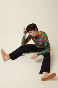 Hose King Louie, Style: Border Pintuck Pants Milano Uni, Farbe: 001-black, *New in*