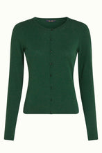 Laden Sie das Bild in den Galerie-Viewer, Strickjacke King Louie, Style: Cardi Roundneck Cocoon, Farbe:204 Forest Green, *New in*
