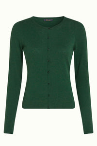 Strickjacke King Louie, Style: Cardi Roundneck Cocoon, Farbe:204 Forest Green, *New in*