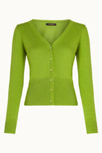 Laden Sie das Bild in den Galerie-Viewer, Strickjacke King Louie, Style: Cardi V Cocoon, Farbe: Dark Citron, *New in*
