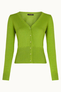 Strickjacke King Louie, Style: Cardi V Cocoon, Farbe: Dark Citron, *New in*