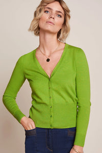 Strickjacke King Louie, Style: Cardi V Cocoon, Farbe: Dark Citron, *New in*