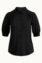 Laden Sie das Bild in den Galerie-Viewer, Bluse King Louie, Style: Carina Bluse Viscose Light, Farbe: Black, *New in*
