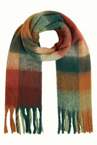 Schal King Louie, Style: Check Scarf Multi, Farbe: Pine Green, *New in*