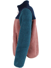 Laden Sie das Bild in den Galerie-Viewer, Jacke Danefae, Style: Danebirk Fleece Zip-Up Farbe: Dk Navy/Dk Slate/Rose Beige/Dk Brick *New in*
