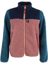 Laden Sie das Bild in den Galerie-Viewer, Jacke Danefae, Style: Danebirk Fleece Zip-Up Farbe: Dk Navy/Dk Slate/Rose Beige/Dk Brick *New in*
