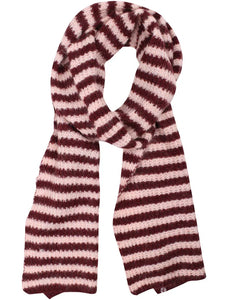 Schal Danefae, Style: Danefrosty Wollschal, Farbe: Dk Merlot/Pulver *New in*
