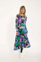 Laden Sie das Bild in den Galerie-Viewer, Kleid Danefae, Style: 11594 Danesigrid Cotton Dress, Farbe: 3938 Dark Duck SWANOS *New in*
